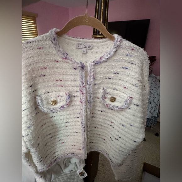 J. Crew Cropped Lady Jacket in Marled Yarn - Picture 7 of 16